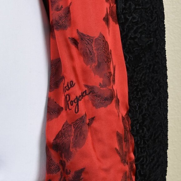 Vintage Furs By Leo Diutsh Black Coat - Picture 8 of 13